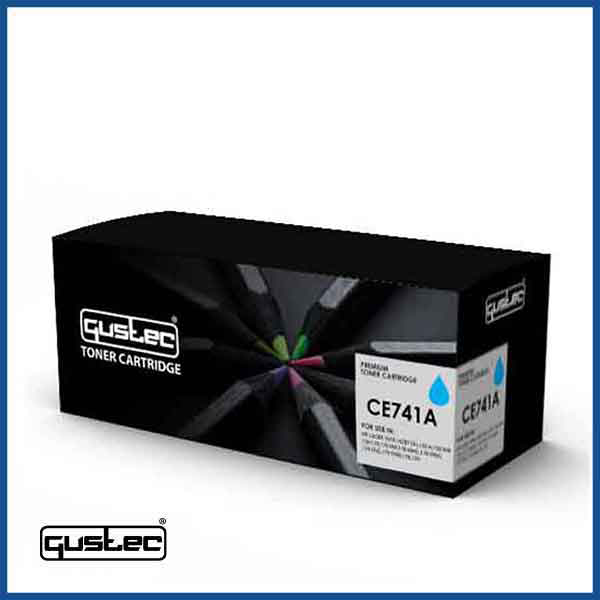 GUSTEC 307A (CE741A) Cyan Compatible Toner